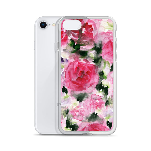 Pink Rose iPhone Case, Flower Floral Print Phone Case-Made in USA/EU-Heidi Kimura Art LLC-Heidi Kimura Art LLC