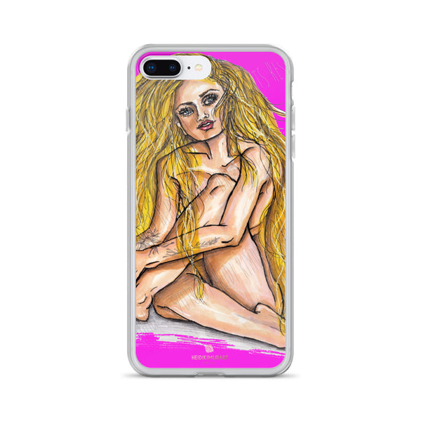 Chika Cool Blonde Gal, iPhone X | XS | XR | XS Max | 8 | 8+ | 7| 7+ |6/6S | 6+/6S+ Case- Made in USA-Phone Case-iPhone 7 Plus/8 Plus-Heidi Kimura Art LLC