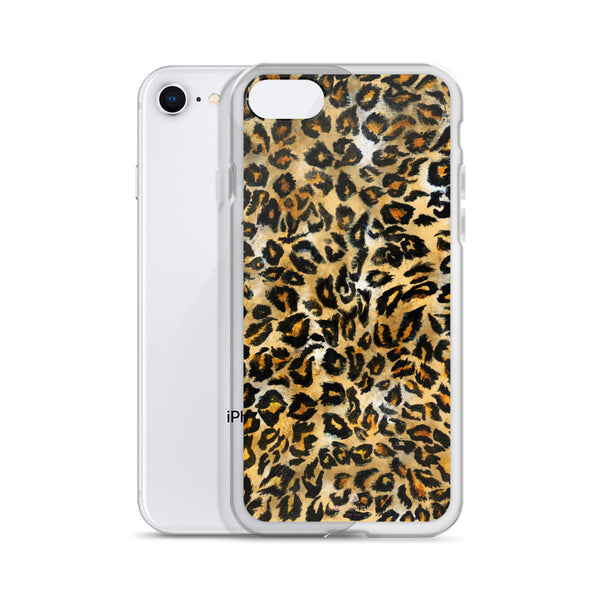 Leopard Animal Print, iPhone X | XS | XR | XS Max | 8 | 8+ | 7| 7+ |6/6S | 6+/6S+ Case- Made in USA-Phone Case-Heidi Kimura Art LLC