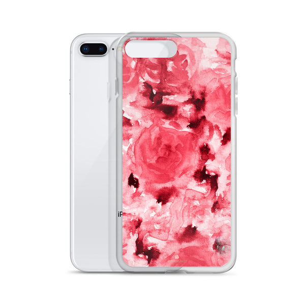 Ruby Red Rose Floral, iPhone X | XS | XR | XS Max | 8 | 8+ | 7| 7+ |6/6S | 6+/6S+ Case- Made in USA-Phone Case-Heidi Kimura Art LLC