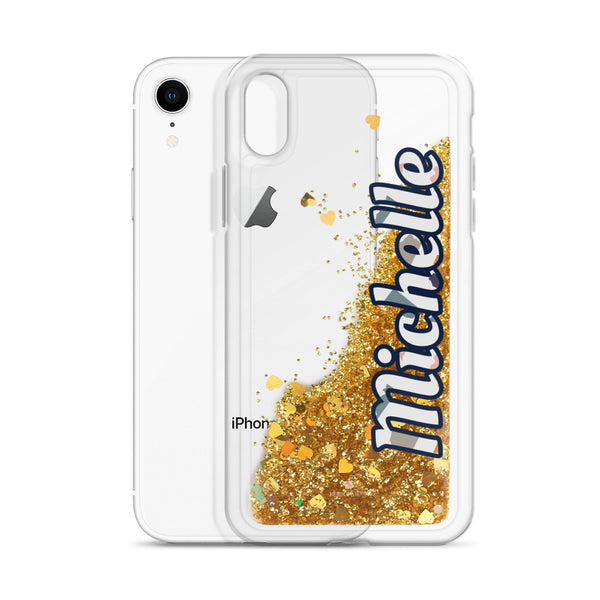 Liquid Glitter Phone Case-Heidi Kimura Art LLC-Gold-iPhone XR-Heidi Kimura Art LLC