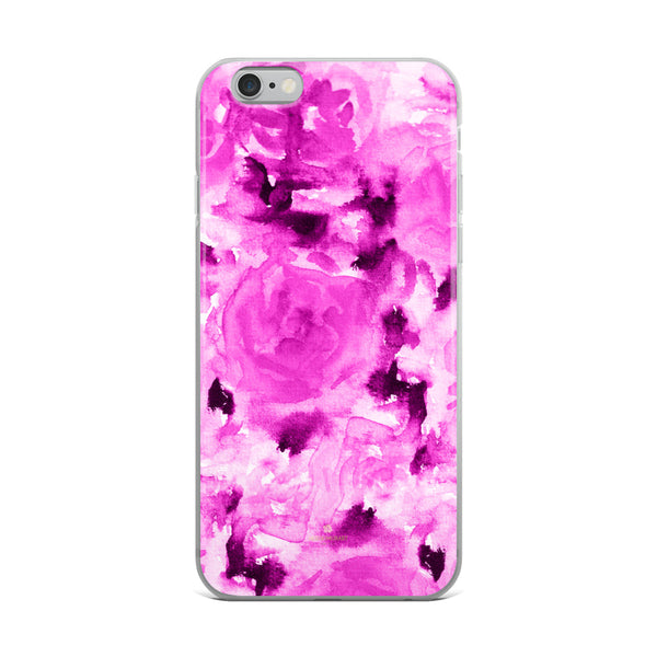 Floral Rose Print iPhone Case, BPA-Free Flexible Phone Case-Made in USA/EU-Heidi Kimura Art LLC-iPhone 6 Plus/6s Plus-Heidi Kimura Art LLC