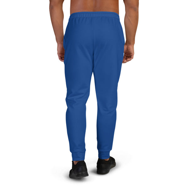 Navy Blue Men's Joggers, Dark Blue Solid Color Sweatpants For Men, Modern Slim-Fit Designer Ultra Soft & Comfortable Men's Joggers, Men's Jogger Pants-Made in EU/MX (US Size: XS-3XL)