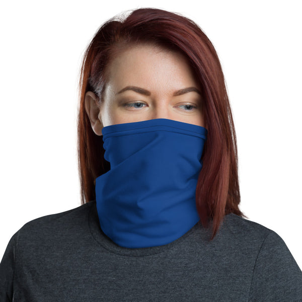 Navy Blue Face Mask Shield, Luxury Premium Quality Cool And Cute One-Size Reusable Washable Scarf Headband Bandana - Made in USA/EU  