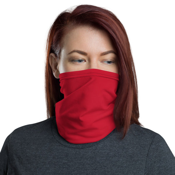Hot Red Face Mask Shield, Luxury Premium Quality Cool And Cute One-Size Reusable Washable Scarf Headband Bandana - Made in USA/EU, Winter Accessory For Dust/ Wind, Wilderness Face Scarf Winter, Face Warmer  
