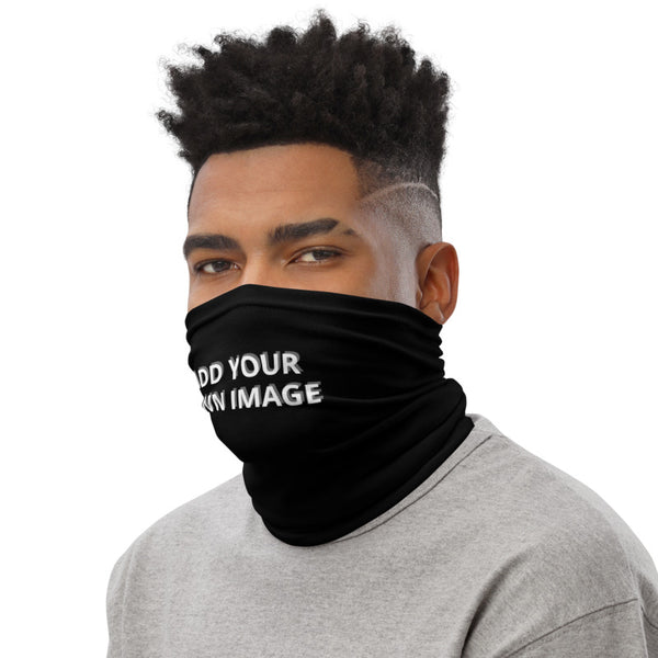 Personalized Custom Image Neck Gaiter, Add Your Own Image Face Mask Coverings, Designer One-Of-A-Kind Face Mask Shield, Luxury Premium Quality Cool And Cute One-Size Reusable Washable Scarf Headband Bandana - Made in USA/EU, Face Neck Warmers, Non-Medical Breathable Face Covers, Neck Gaiters  