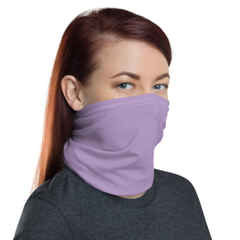 Light Purple Face Mask Shield, Luxury Premium Quality Cool And Cute One-Size Reusable Washable Scarf Headband Bandana - Made in USA/EU, Winter Accessory For Dust/ Wind, Wilderness Face Scarf Winter, Face Warmer  