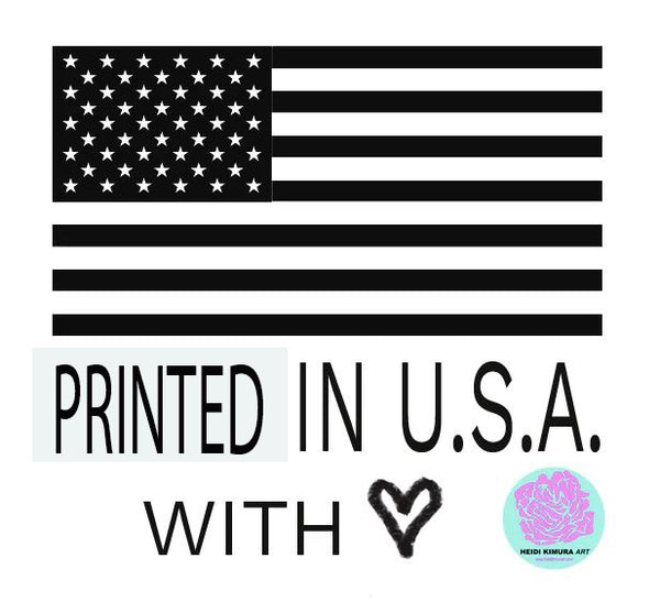 Purple Hearts Foam Yoga Mat, Hearts Pattern Best Lightweight 0.25" thick Mat - Printed in USA (Size: 24″x72")