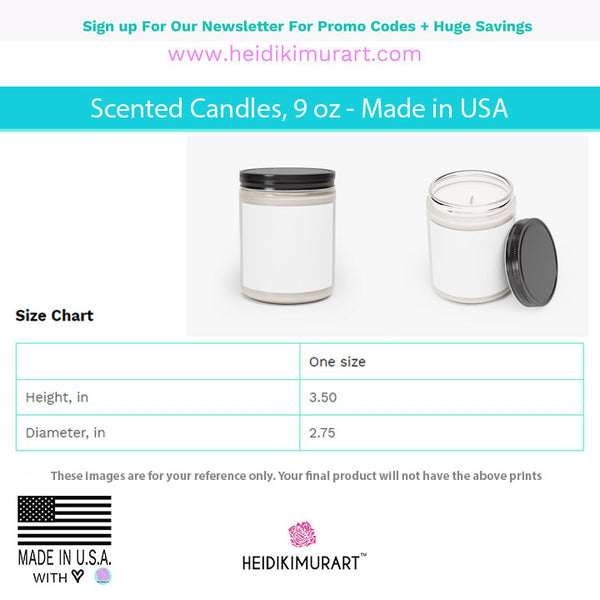 Purple Mom Soy Wax Candle, 9oz Best Vanilla or Cinnamon Stick Candle In A Glass Container For Mothers - Made in the USA
