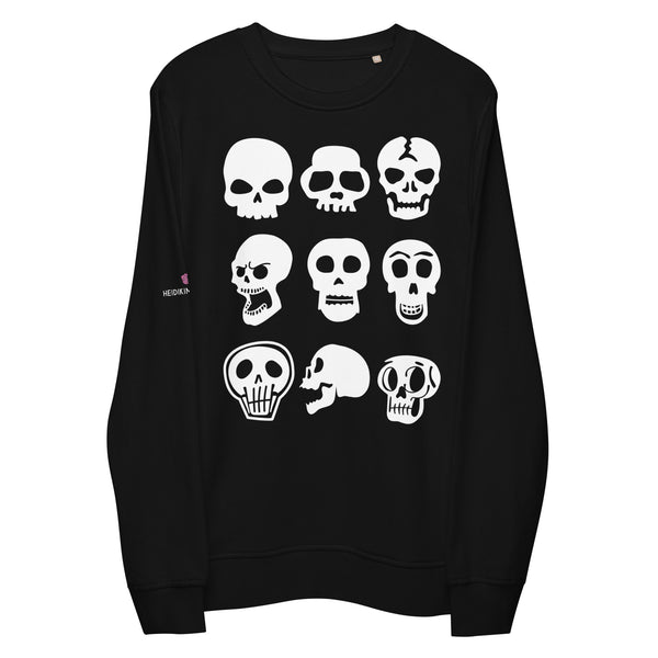 Skulls Halloween Sweatshirt, Best Unisex organic sweatshirt