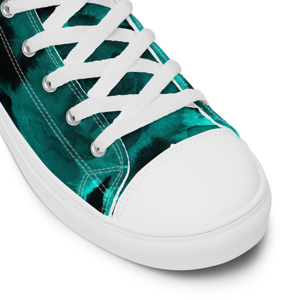 Blue Abstract Women's High Tops