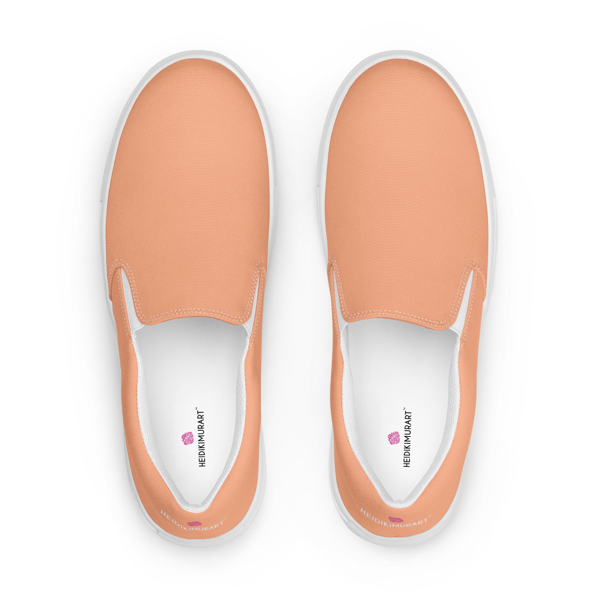 Nude Color Women's Slip Ons, Solid Colorful Nude Pink Color Modern Classic Modern Minimalist Women’s Premium High Quality Luxury Style Slip-On Canvas Shoes (US Size: 5-12) Women's Solid Color Casual Shoes, Slip-On Padded Breathable Loafer Shoes Footwear